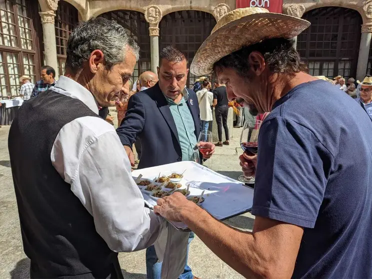 Acto de recepción de los representantes de las Casas de Zamora dentro de la Feria Fromago. Fotografía: Diputación de Zamora