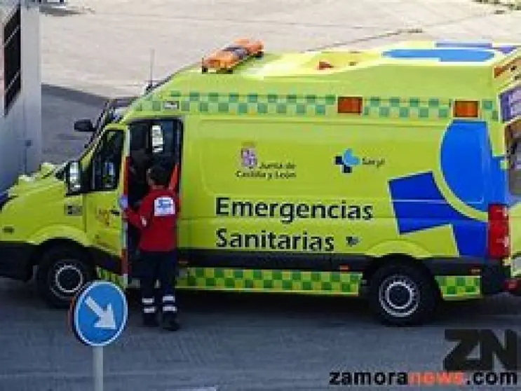 Una ambulancia de emergencias