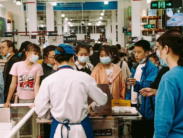 Foto de archivo China tras el estallido de la crisis