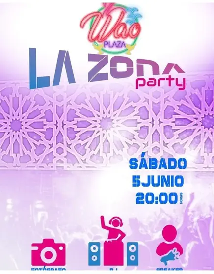 Cartel de La Zona Party