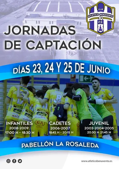 captación de cantera atletico de benavente