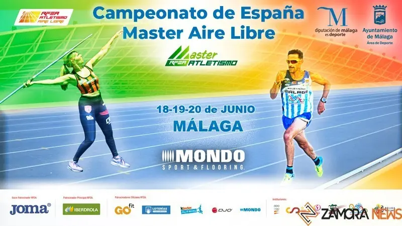 Cartel anunciador del Campeonato de España al aire LIbre