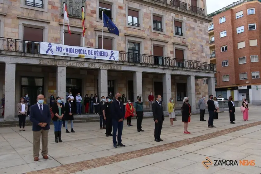 Silencio por la última víctima de la violencia machista en Valladolid