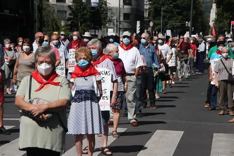 Foto archivo pensiones manifestación