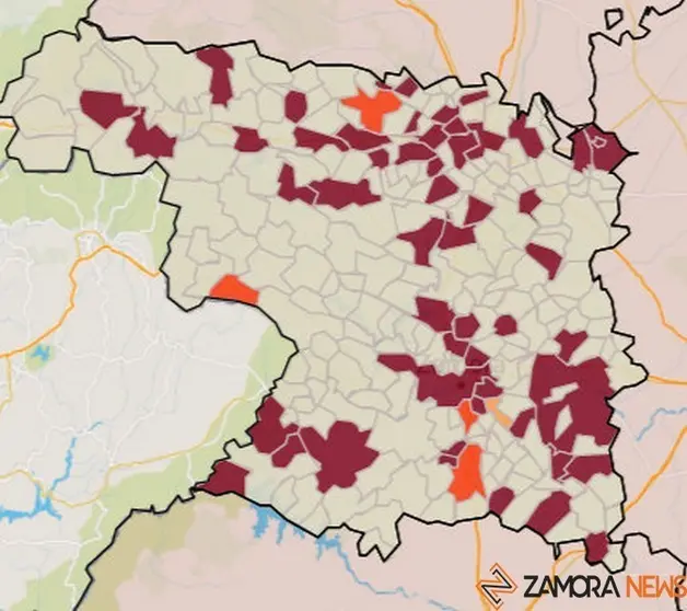 Mapa de incidencia por municipios