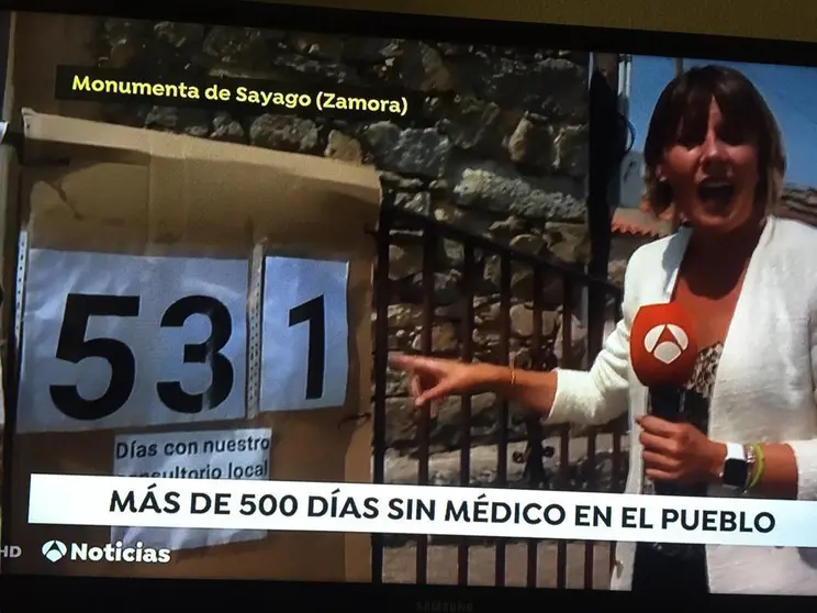 Contador médico en Monumenta de Sayago. Antena3 Noticias