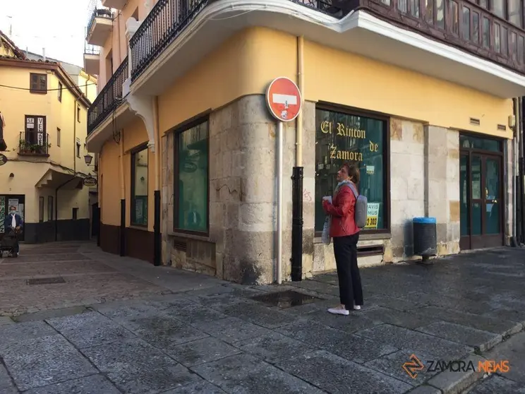 Zamorana en la zona de la Plaza Mayor