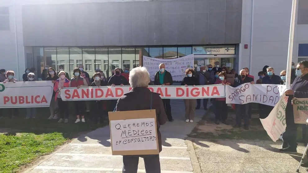 Última manifestación en Bermillo de Sayago. CEDIDA