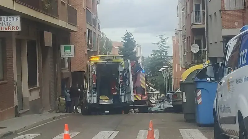 Accidente en la calle Libertad