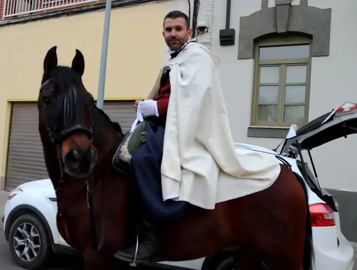 David Mendes durante el desfile de la cabalgata de 2020