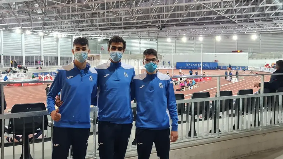 Samuel Álvarez, Manuel Martín y Samuel Galende