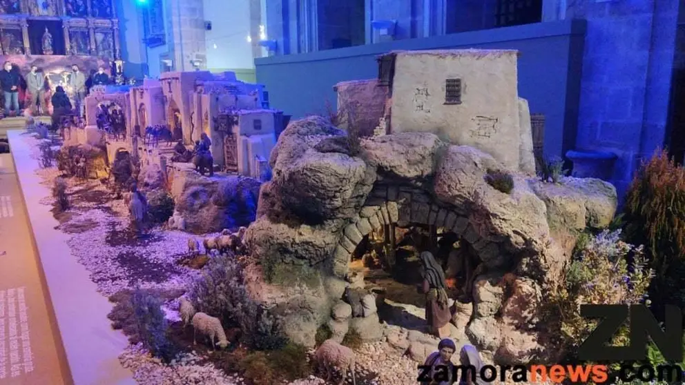 Belén "Misterium Natalis" organizado por la asociación La Morana y la Diputación de Zamora. Foto archivo