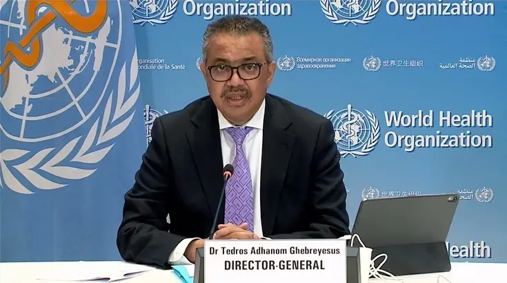 El director general de la OMS, Tedros Adhanom