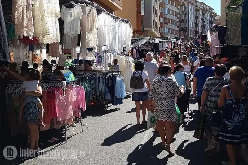 Foto de archivo del Mercadillo de Benavente. Imagen Interbenavente