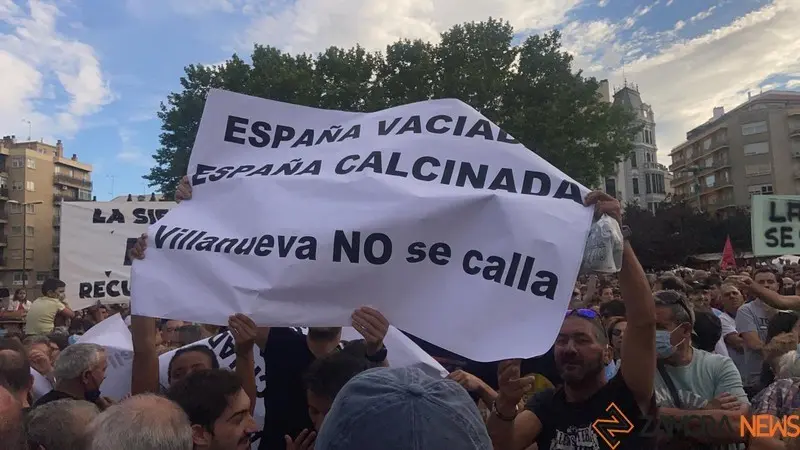 Manifestación en la Plaza de la Marina