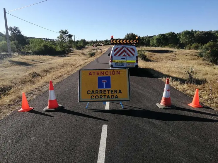 Carretera cortada