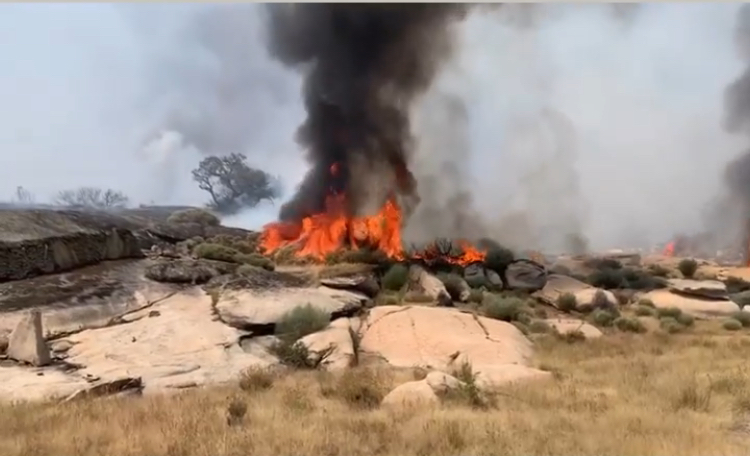 Incendio imagen de archivo