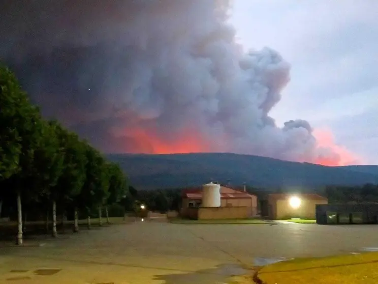 fuego losacio en Ferreras