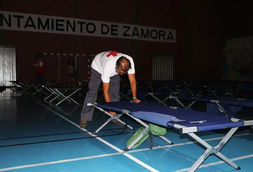 Cruz Roja incendio