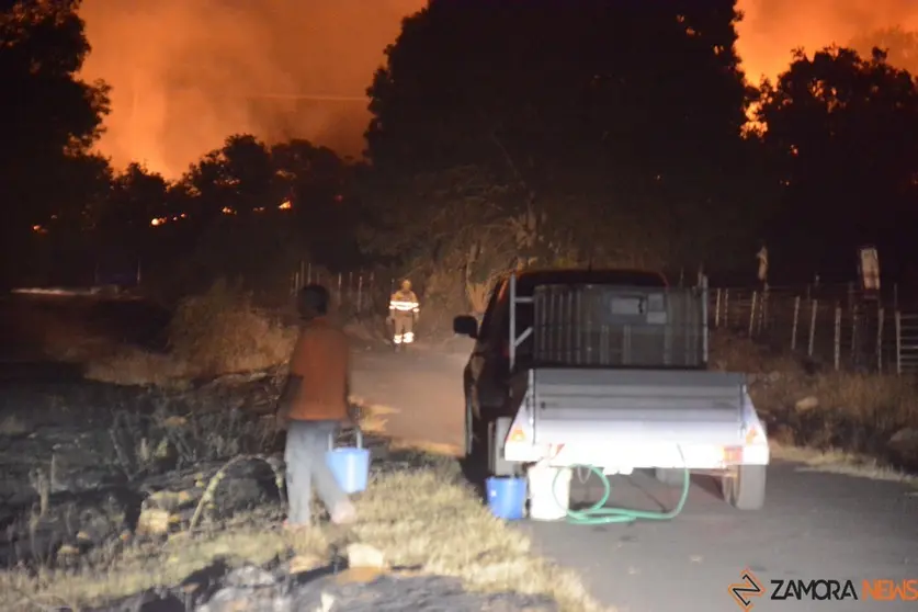 Imagen de archivo del incendio de Losacio