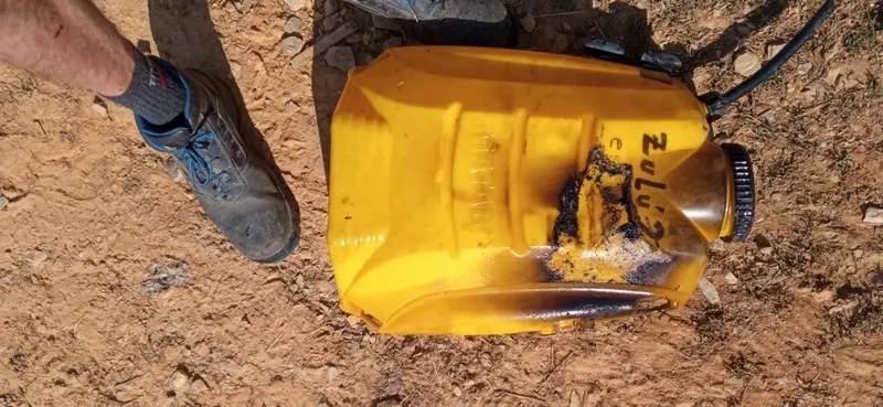 La mochila del bombero forestal fallecido en el incendio de Losacio