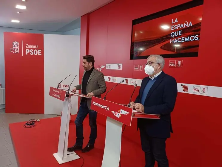 PSOE Zamora. José Fernández y Antidio Fagúndez 2022