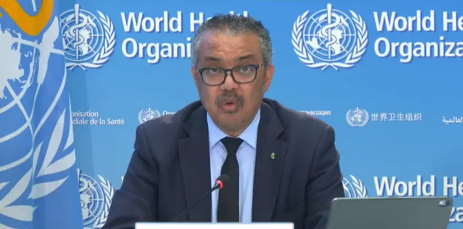 El director general de la Organización Mundial de la Salud (OMS), Tedros Adhanom