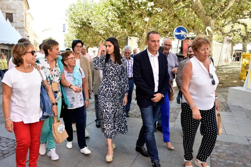 Inés Arrimadas visita Fromago en Zamora. Foto archivo