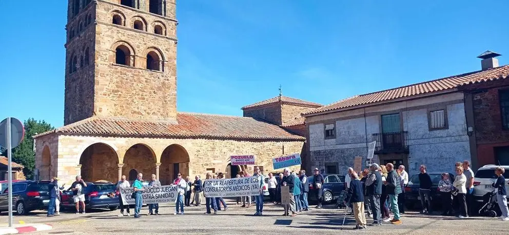 Manifestación por la sanidad Tábara. Fotografía: CEDIDA