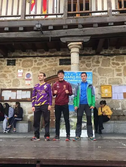 Javier Montero Castillejo podium