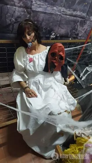 Una de las madres en el Pasaje del Terror