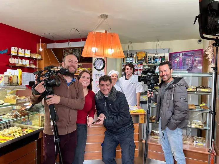 El equipo de Canal Cocina graba en El Viso