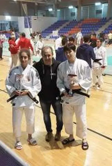 Las dos judokas que subieron al podio