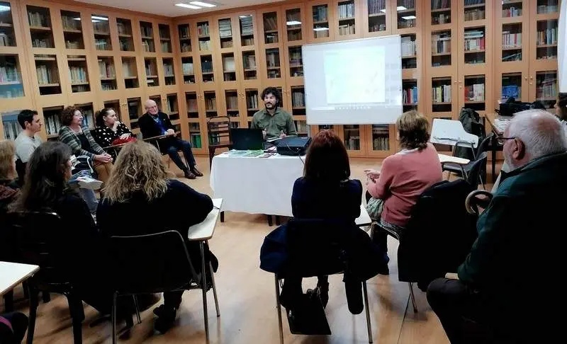 Daniel Sotillo, en la presentación de su libro