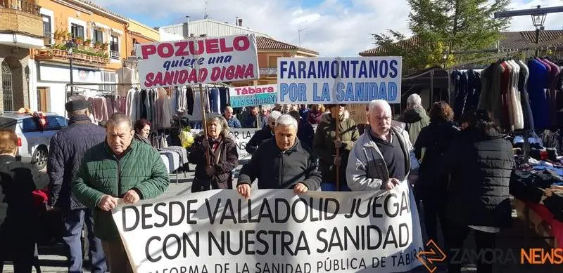 Manifestación por la Sanidad en Tábara