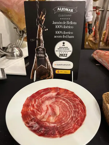 Jamón ibérico de Guijuelo galardonado en los Premios Alimentos de España