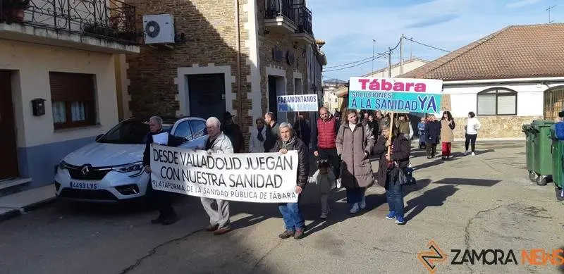 Manifestación por la Sanidad Pública en Tábara