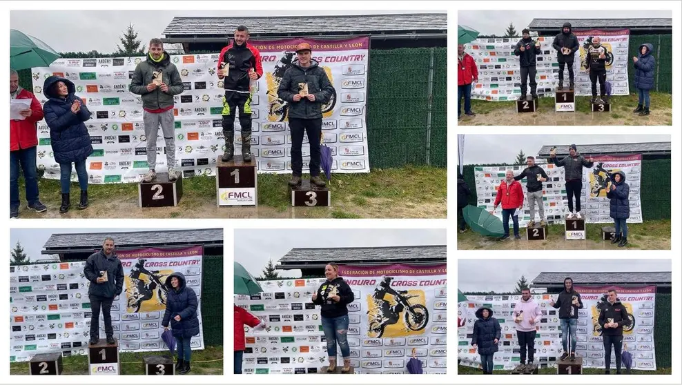 Los pilotos zamoranos subieron al podium en el Enduro de Brañuelas