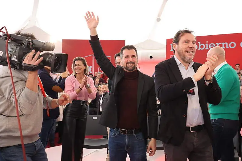 Luis Tudanca en el acto de presentación de los candidatos socialistas a las capitales de provincia de CyL