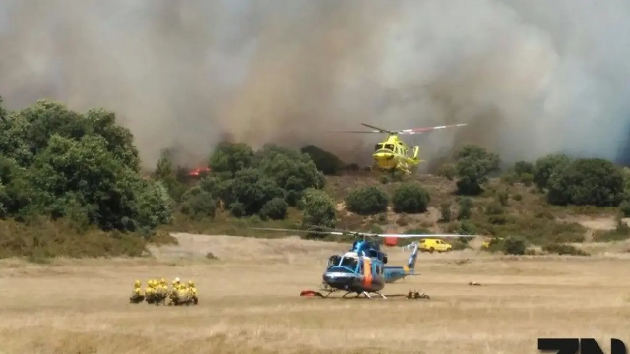 Foto archivo incendios Zamora