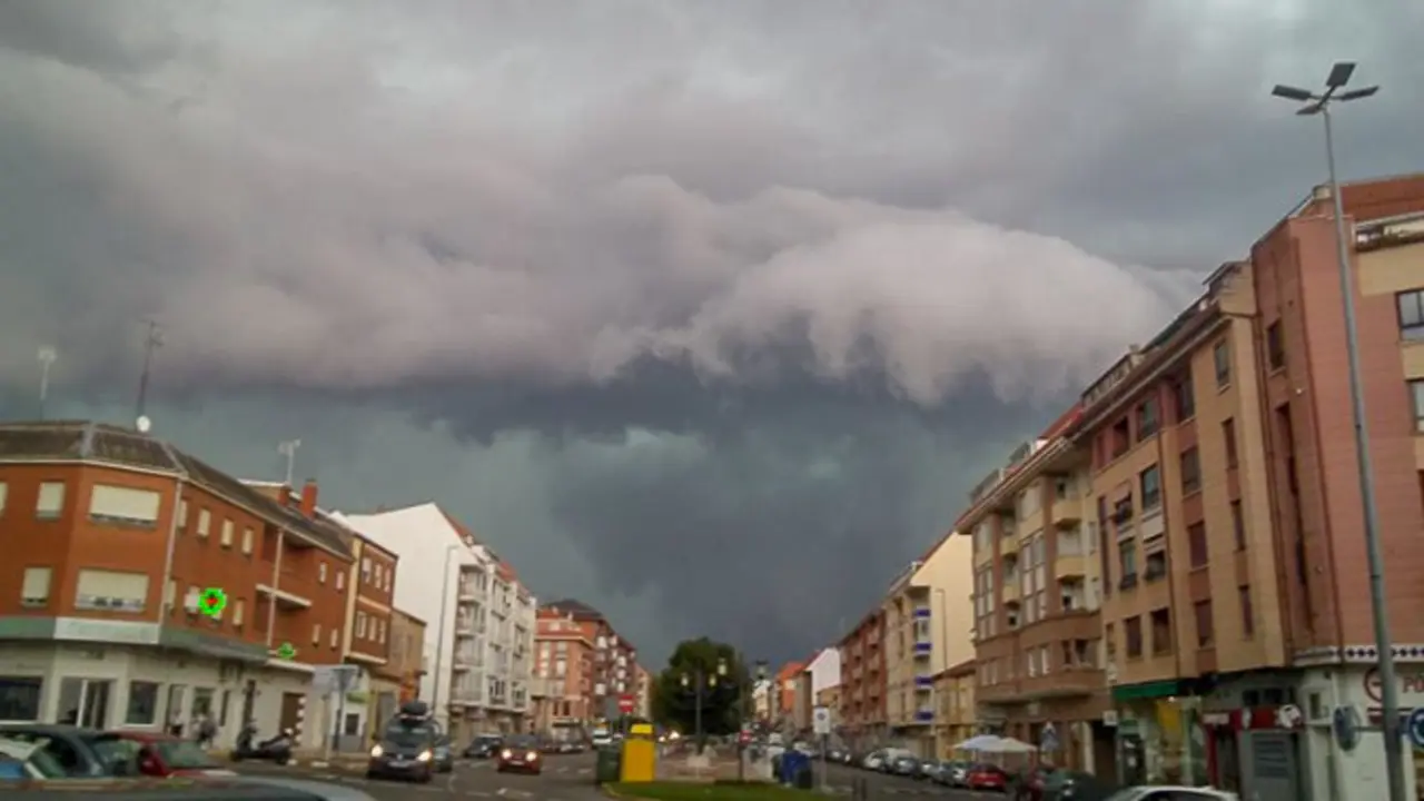 Tormentas en Benavente. Fotograf&iacute;a: Interbenavente.es