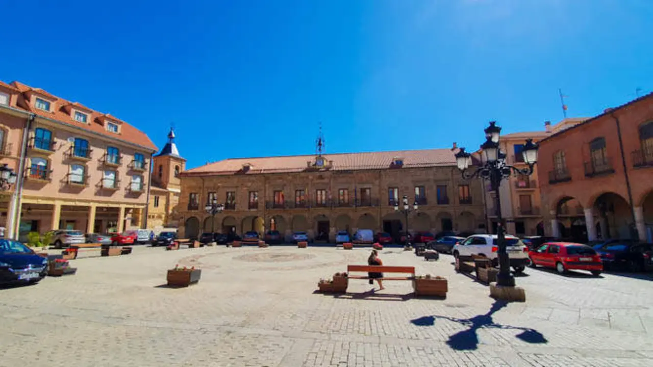 Plaza Mayor de Benavente. Fotograf&iacute;a: Interbenavente.es