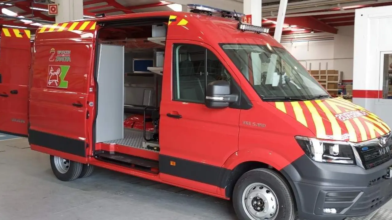 Camiones Autobomba. imagen de archivo