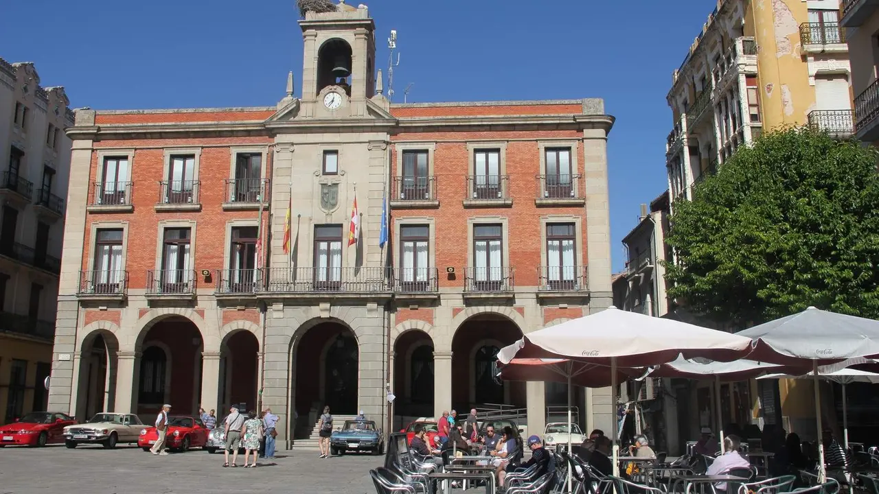 Terrazas en la Plaza Mayor de Zamora