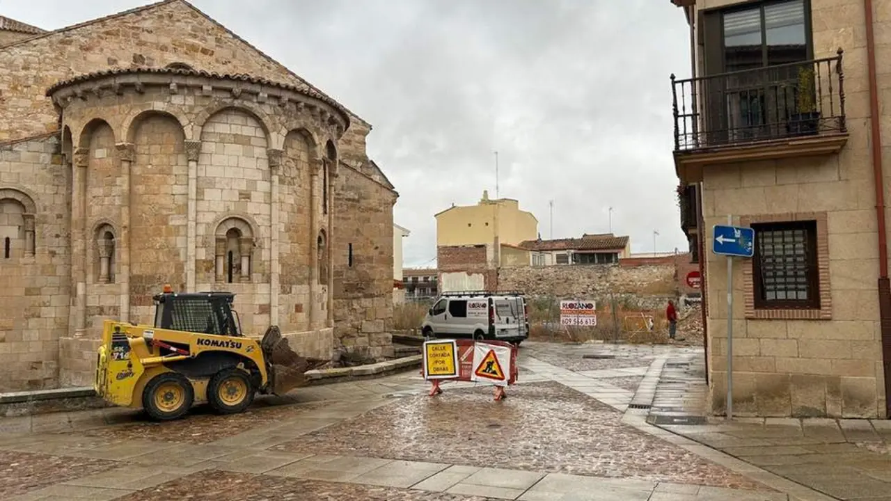 calle cortada en el Museo Semana Santa