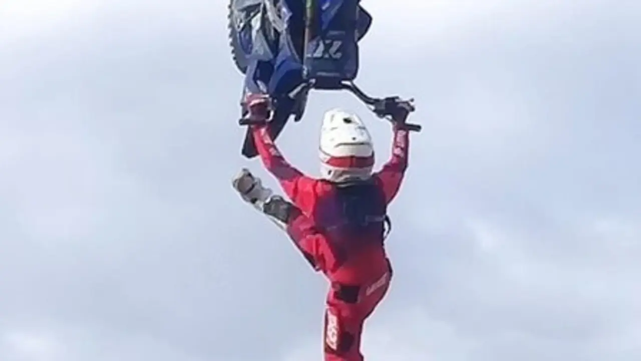 Exhibición de Freestyle Motocross