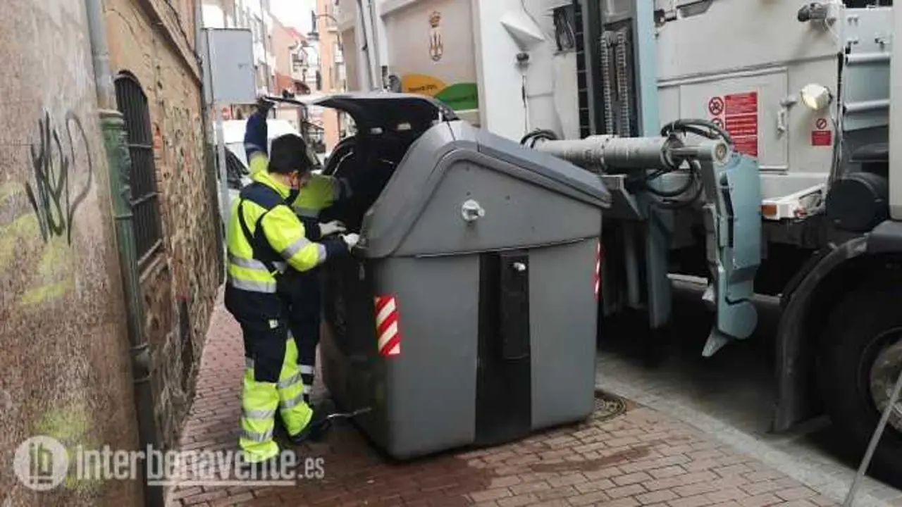 contenedores de Benavente. IMAGEN INTERBENAVENTE