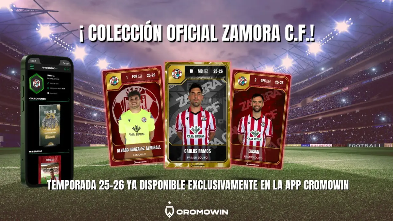 colecci&oacute;n de cromos Zamora CF