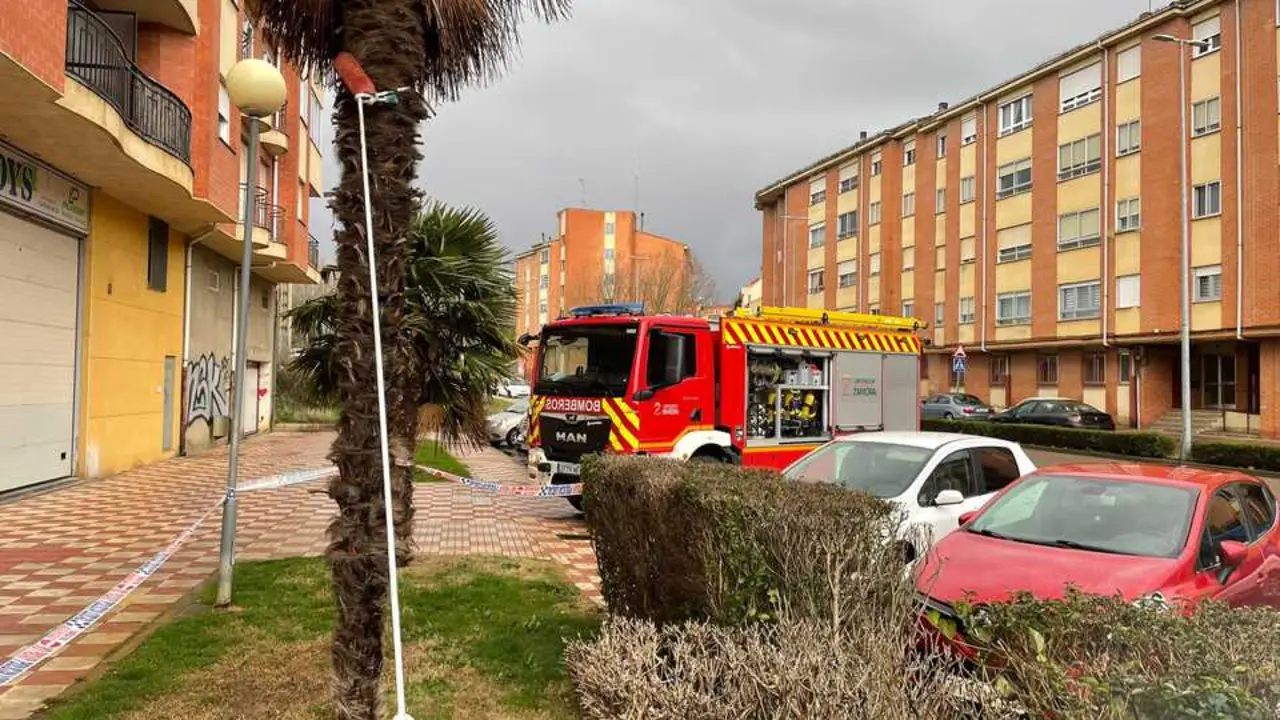 Intervenci&oacute;n de los Bomberos de Benavente