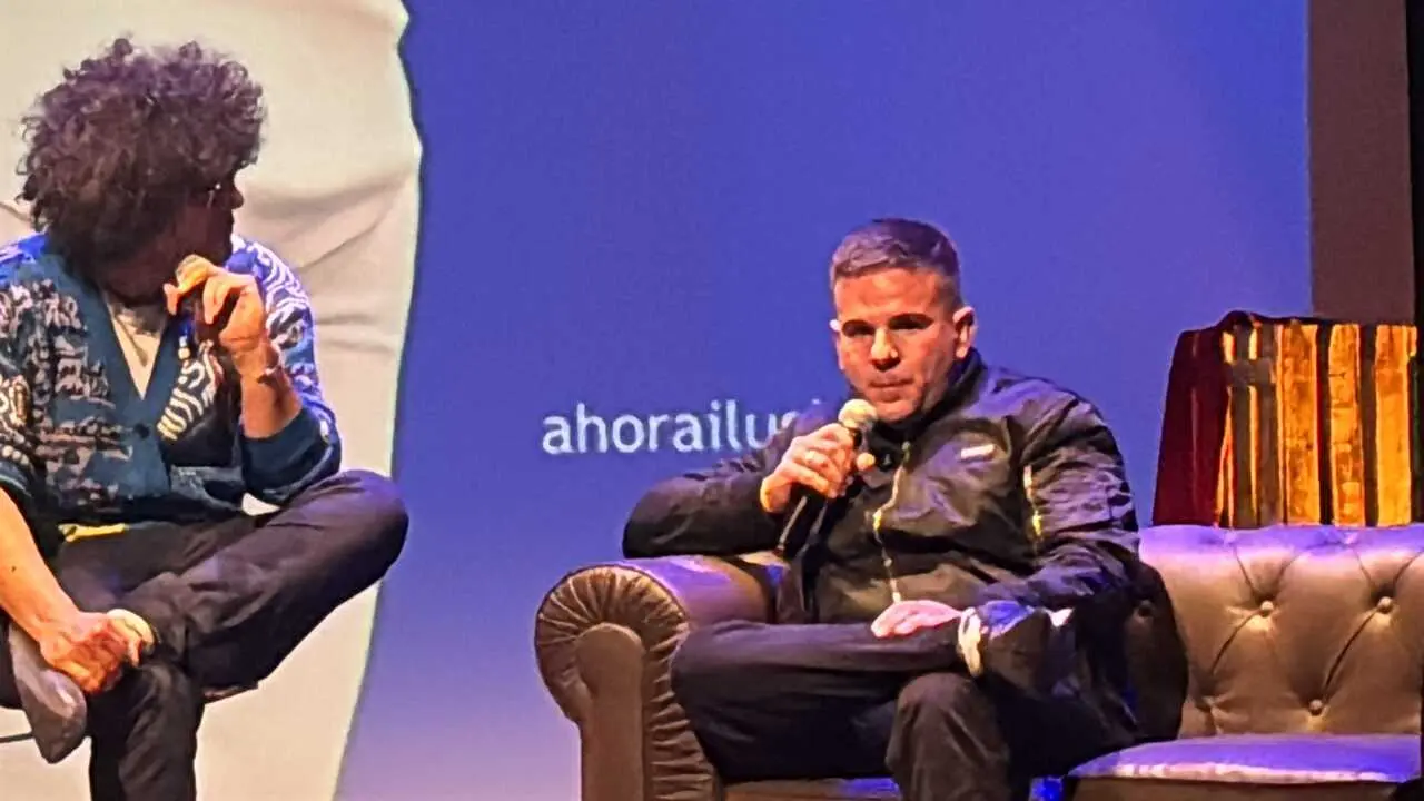 &Aacute;ngel Gait&aacute;n con Miguel Lucas